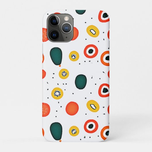 Coques Case-Mate iPhone Motif du cercle de points de jeu (Dos)