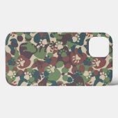 Coques Case-Mate iPhone Motif du chamouflage de chien (Verso (horizontal))