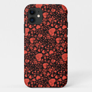 Coque iPhone 11 MOTIF du COEUR - amour rouge