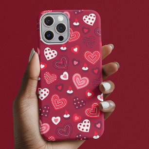 Coques iPhone 16 Pro Motif du coeur de la Saint Valentin