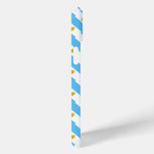 Coques Case-Mate iPhone Motif du drapeau argentin (Verso / Droite)