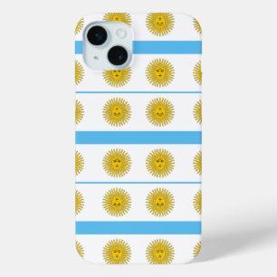 Coque iPhone 15 Mini Motif du drapeau argentin