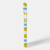 Coques Case-Mate iPhone Motif du drapeau argentin (Verso / Gauche)