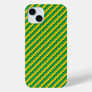 Coque iPhone 15 Mini Motif du drapeau brésilien