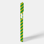 Coques Case-Mate iPhone Motif du drapeau brésilien (Verso / Droite)