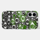 Coques Case-Mate iPhone Motif du drapeau brésilien (Verso (horizontal))
