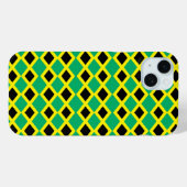 Coques Case-Mate iPhone Motif du drapeau jamaïcain (Verso (horizontal))