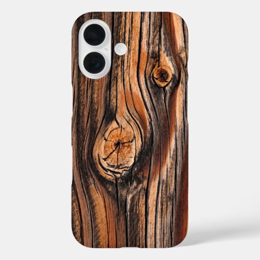 Coques Case-Mate iPhone Motif du grain de bois (Verso)