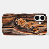 Coques Case-Mate iPhone Motif du grain de bois (Verso (horizontal))