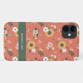 Coques Case-Mate iPhone Motif du jardin d'automne (Dos (Horizontal))