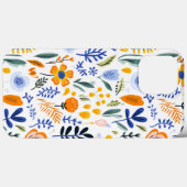 Coques Case-Mate iPhone Motif du marché aux fleurs rétro (Verso (horizontal))