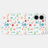 Coques Case-Mate iPhone Motif du monde marin (Verso (horizontal))