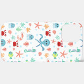 Coques Case-Mate iPhone Motif du monde marin (Retour (horizontal))