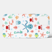 Coques Case-Mate iPhone Motif du monde marin (Verso (horizontal))