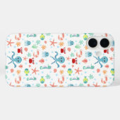 Coques Case-Mate iPhone Motif du monde marin (Verso (horizontal))