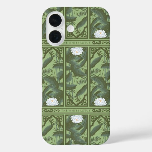 Coques Case-Mate iPhone Motif du panneau Lotus Botanique - Le Lotus Blanc (Verso)