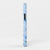 Coques Case-Mate iPhone Motif du Terrazzo Bleu (Dos/Droite)