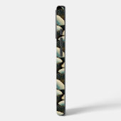 Coques Case-Mate iPhone Motif du ventilateur d'inspiration japonaise Turqu (Verso / Gauche)