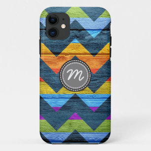 Coque iPhone 11 Motif du zigzag du chevron aztèque #7