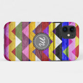 Coques Case-Mate iPhone Motif du zigzag du chevron aztèque #8 (Dos (Horizontal))