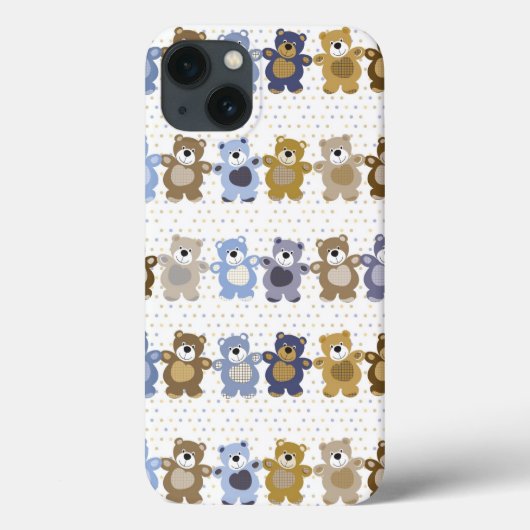 Coques Case-Mate iPhone motif d'un ours en peluche (Verso)