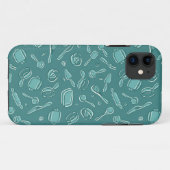 Coques Case-Mate iPhone Motif d'ustensiles de cuisine (Dos (Horizontal))