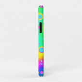 Coques Case-Mate iPhone Motif dynamique Neon Blaze (Dos/Droite)