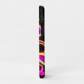 Coques Case-Mate iPhone Motif dynamique Neon Glow (Dos/Gauche)