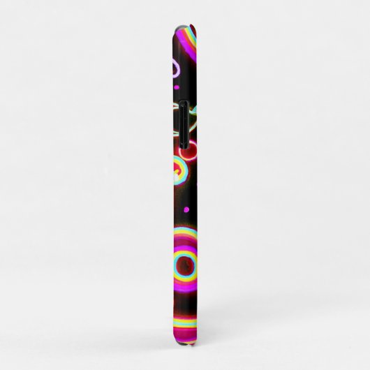 Coques Case-Mate iPhone Motif dynamique Neon Glow (Dos/Droite)