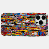 Coques Case-Mate iPhone Motif éclatant coloré (Verso (horizontal))