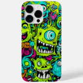 Coques Case-Mate iPhone Motif éffrayant Green Monster (Verso)