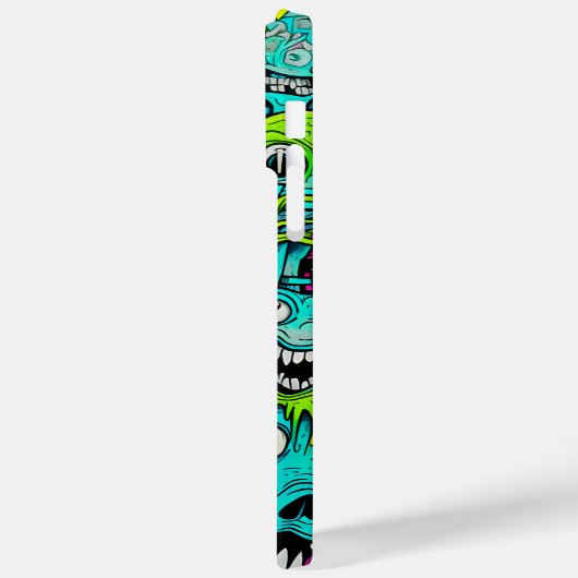 Coques Case-Mate iPhone Motif éffrayant Green Monster (Verso / Gauche)