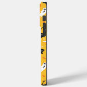 Coques Case-Mate iPhone Motif Éffrayant jaune et noir (Verso / Gauche)