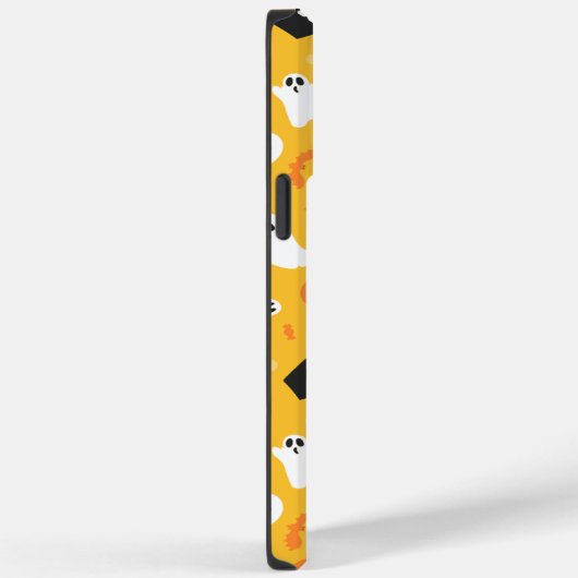 Coques Case-Mate iPhone Motif Éffrayant jaune et noir (Verso / Droite)