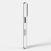Coques Case-Mate iPhone Motif élégant blanc  (Verso / Droite)