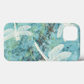 Coques Case-Mate iPhone Motif élégant de libellules (Verso (horizontal))