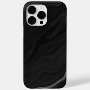 Coque Pour Pour iPhone 14 Pro Max Motif élégant de marbre en pierre noire