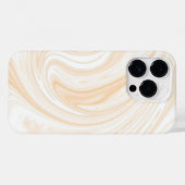 Coques Case-Mate iPhone Motif élégant en marbre blanc (Verso (horizontal))