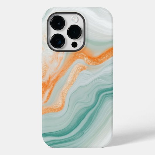 Coques Case-Mate iPhone Motif élégant en marbre blanc (Verso)