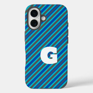 Coques iPhone 16 Motif Elegant Stripes Personnaliser