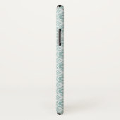 Coques Case-Mate iPhone Motif embrouillé de trellis (Dos/Droite)