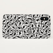 Coques Case-Mate iPhone Motif Empreinte de léopard Jungle monochrome (Dos (Horizontal))