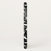 Coques Case-Mate iPhone Motif Empreinte de léopard Jungle monochrome (Dos/Gauche)