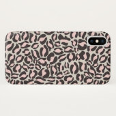 Coques Case-Mate iPhone Motif Empreinte de léopard Jungle rose (Dos (Horizontal))
