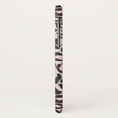 Coques Case-Mate iPhone Motif Empreinte de léopard Jungle rose (Dos/Gauche)