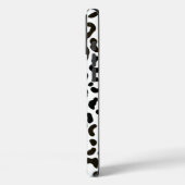 Coques Case-Mate iPhone Motif Empreinte de léopard noir et blanc tendance (Verso / Gauche)