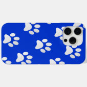 Coques Case-Mate iPhone Motif empreinte de patte d'animal mignon (Verso (horizontal))
