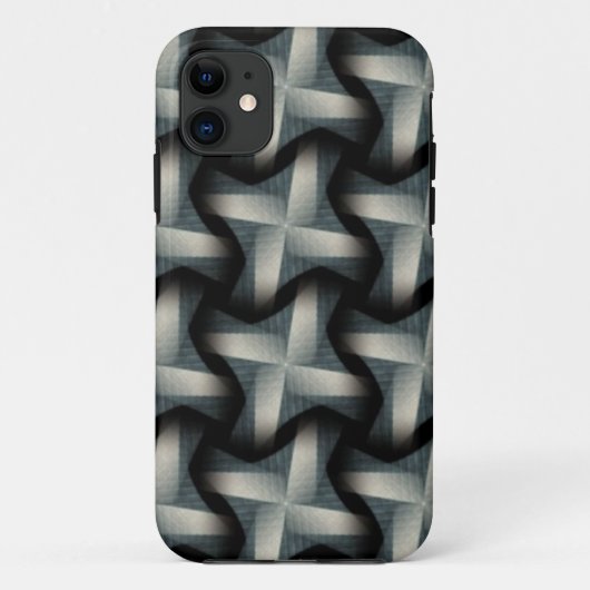 Coques Case-Mate iPhone Motif en acier d'armure d'abrégé sur brise de fan (Dos)