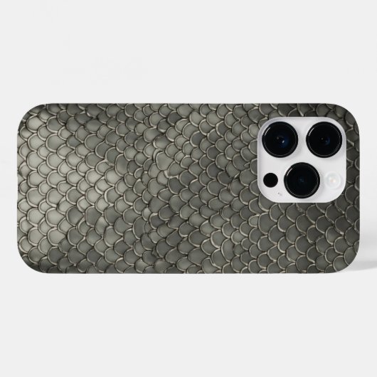 Coques Case-Mate iPhone Motif en acier inoxydable en titane (Verso (horizontal))