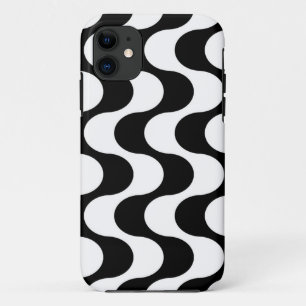 Case-Mate iPhone Case Motif en bande style Wavy Op-Art rétro des années